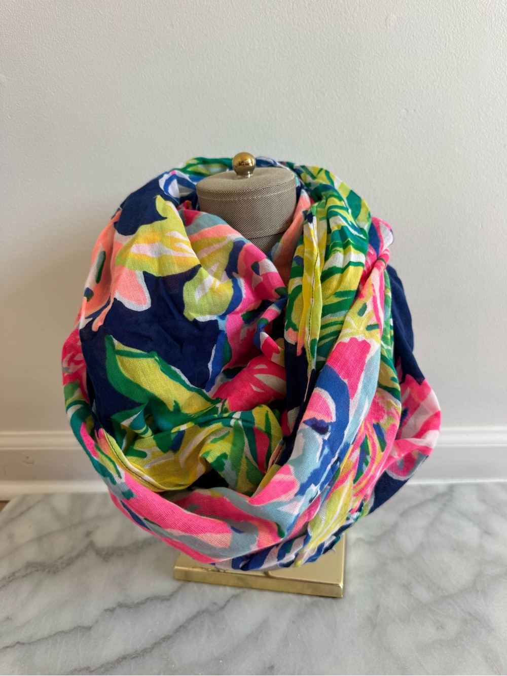 Lilly Pulitzer Tropical Floral Infinity Scarf